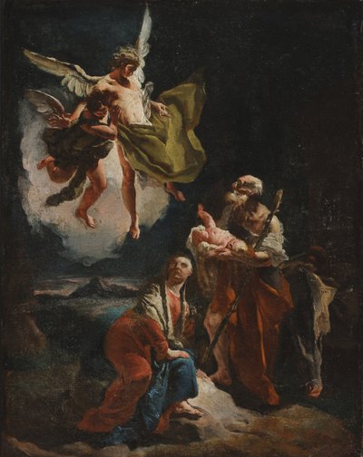 The Rest on the Flight into Egypt by Giovanni Battista Tiepolo